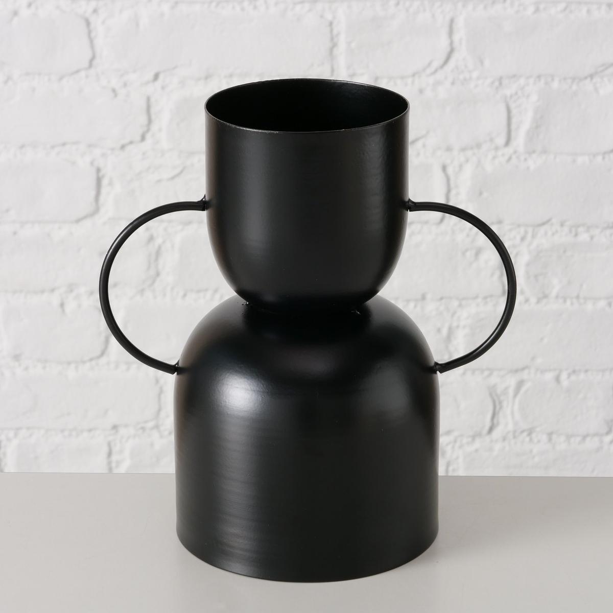 Bloempot FALEVIO Metaal Zwart