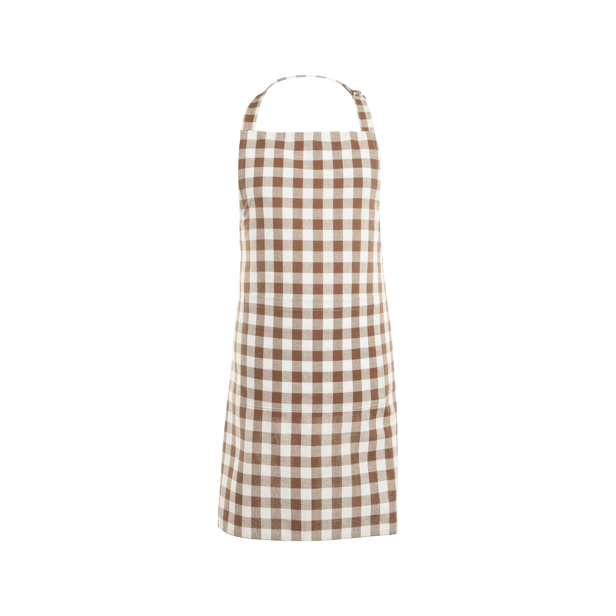 Schort GINSHA Ruit Cognac