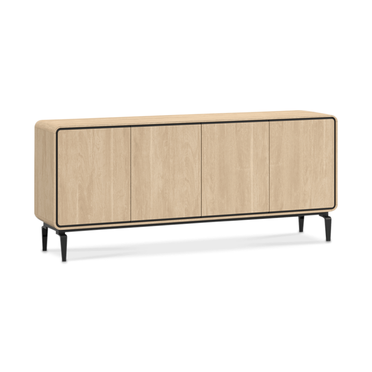 Dressoir NESTOR Eik/Zwart B215