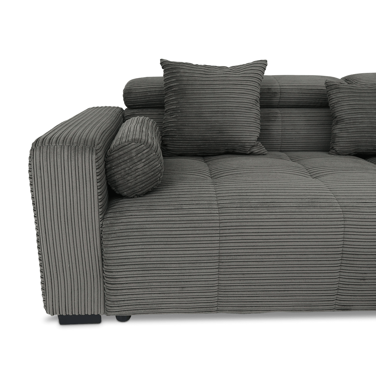 Hoeksalon LORETO Donkergrijs B283-L231