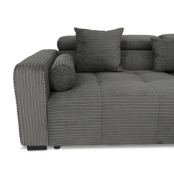 Hoeksalon LORETO Donkergrijs B283-L231 Hoeksalon LORETO Donkergrijs B283-L231
