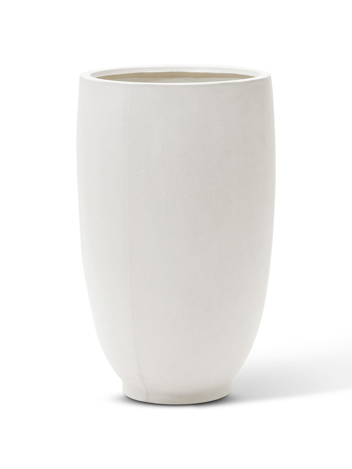 Aiguablava Bloempot van wit cement ⌀75 cm