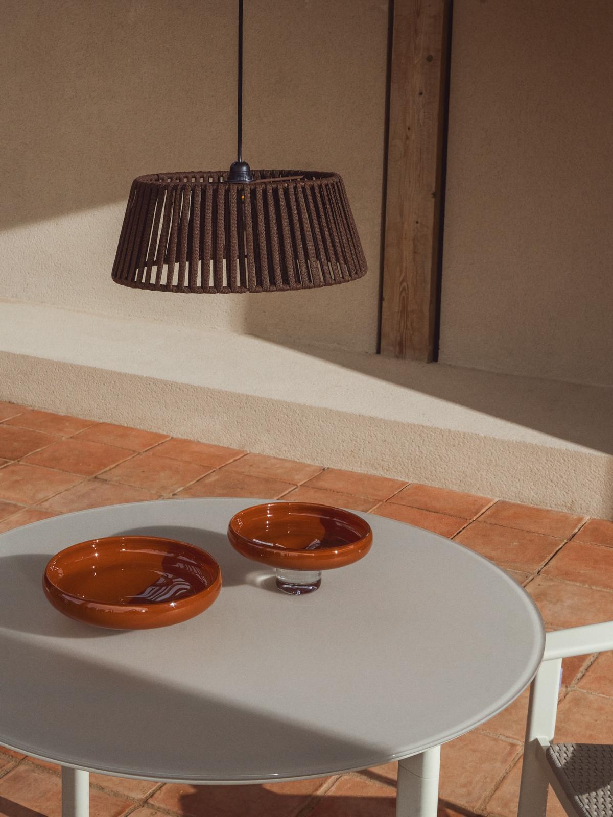 Schaal Denuo Rood Glas Ø28 cm