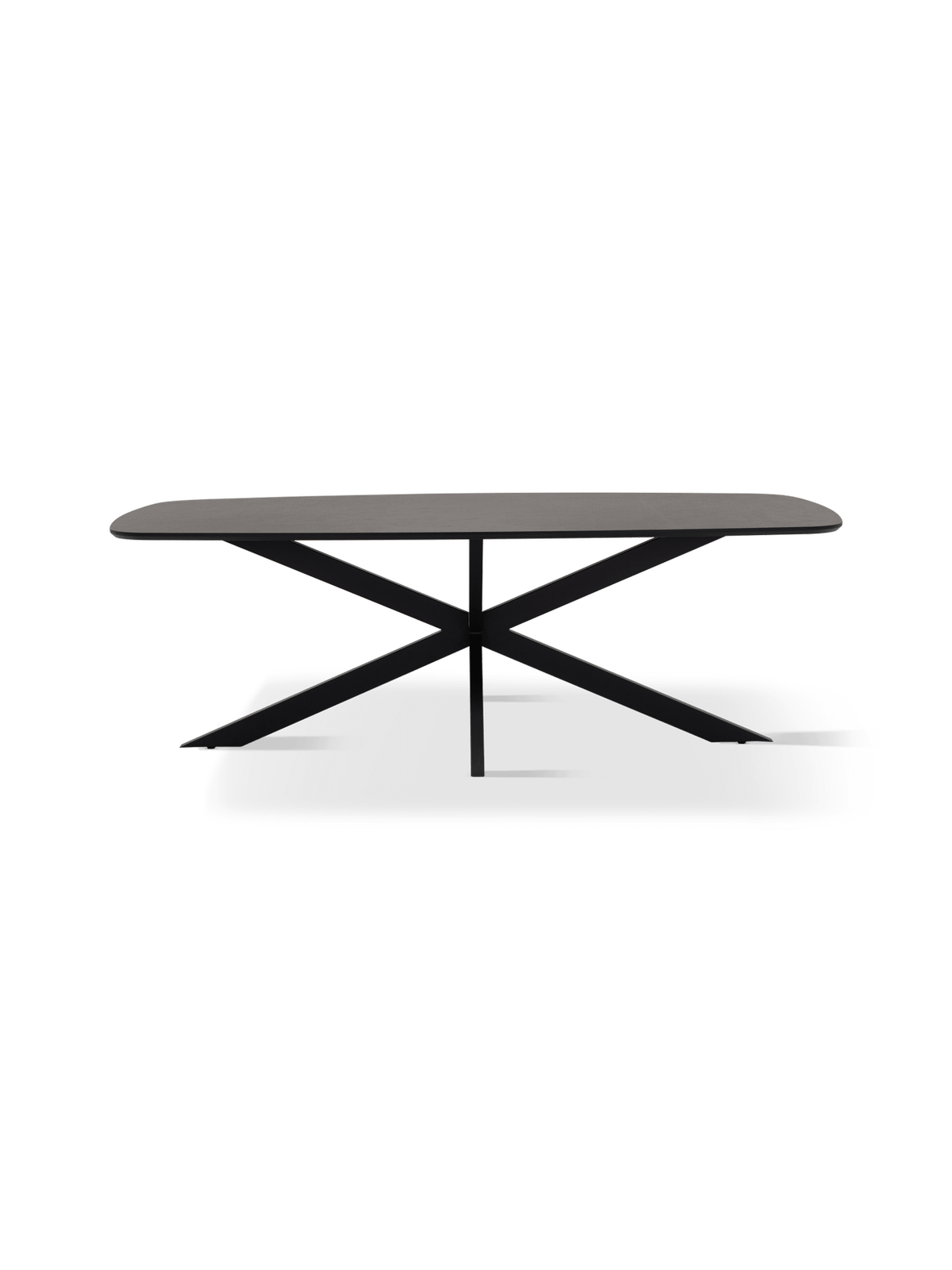 Ovale eettafel Kora in Terrazzo Bronze