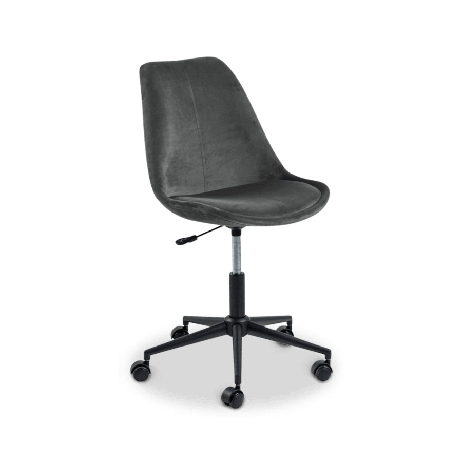 Bureaustoel KORDELIO VIC fabric dark grey 28 Bureaustoel KORDELIO VIC fabric dark grey 28