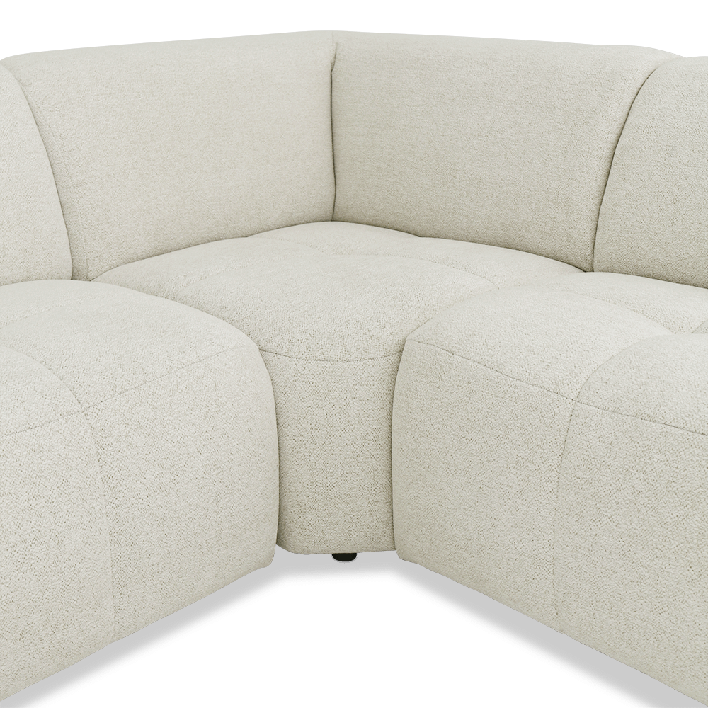 Hoeksalon GALATEA Hoek Rechts Ecru