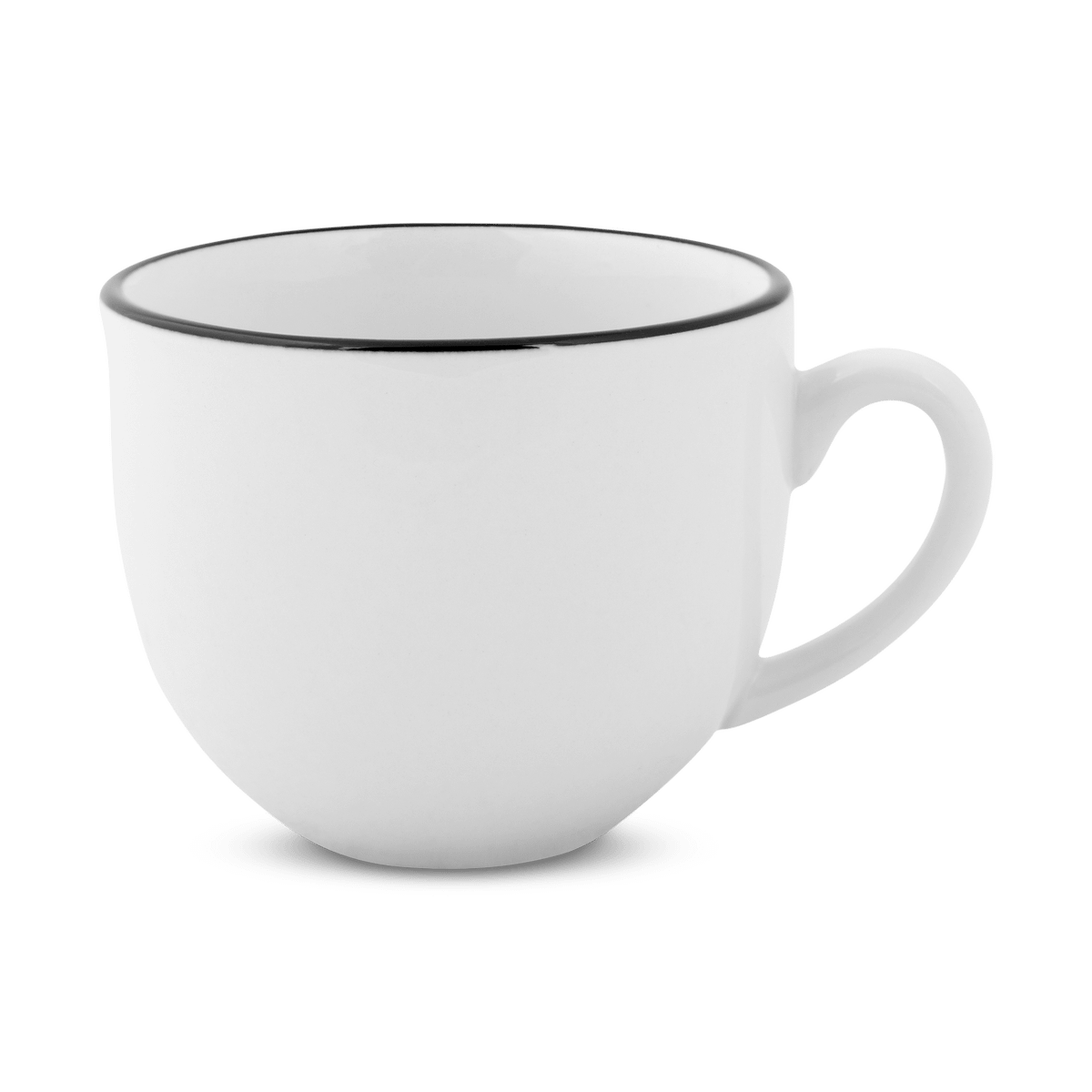 Mok SEPS 22cl Wit/Rand Zwart