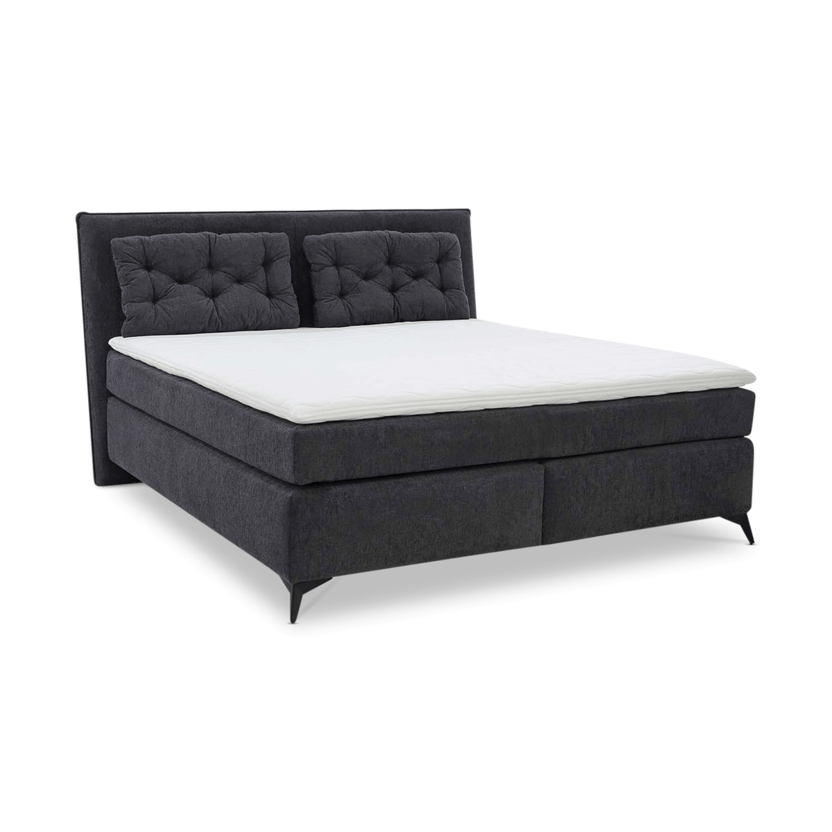 Boxspring NIEUWEGEIN 180x200 Chenille Antraciet 