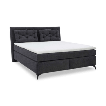 Boxspring NIEUWEGEIN 180x200 Chenille Antraciet  Boxspring NIEUWEGEIN 180x200 Chenille Antraciet