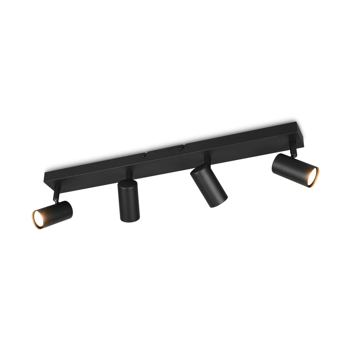 Spot TARYN 4Del. Metaal Mat Zwart