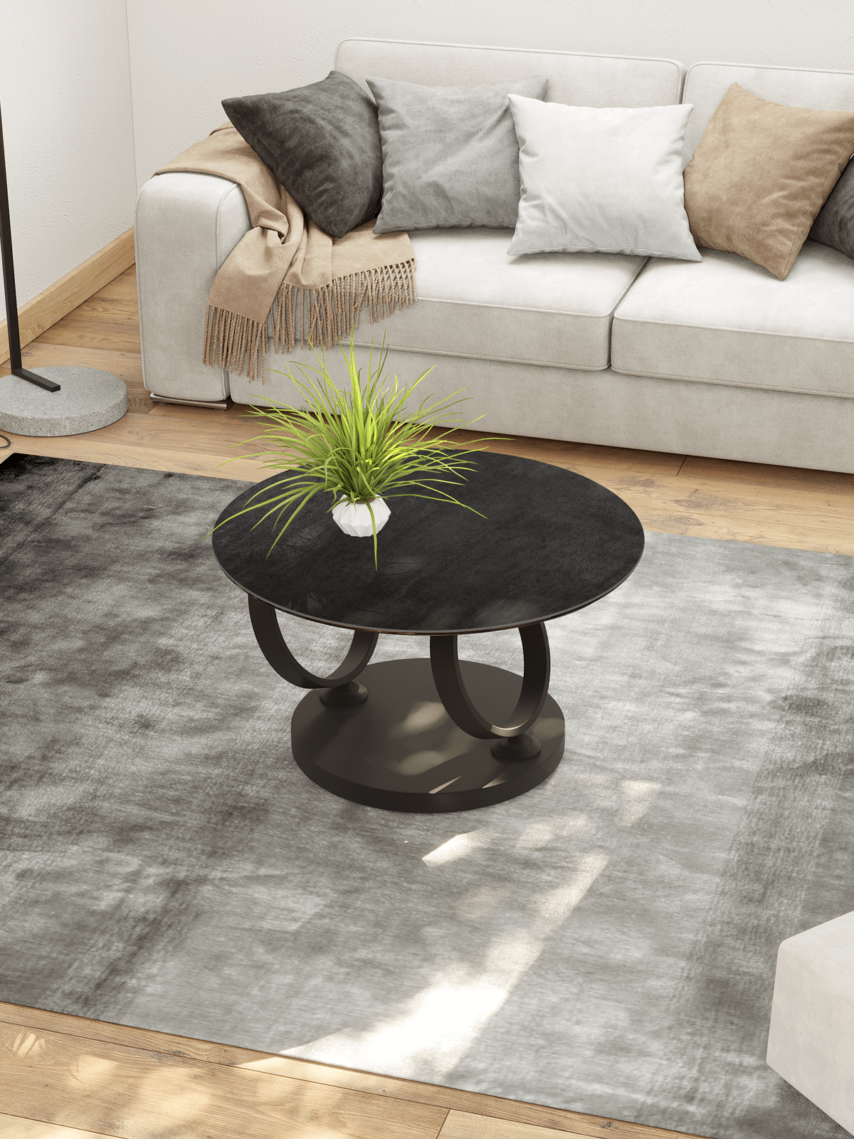 Salontafel Marca Keramiek Zwart
