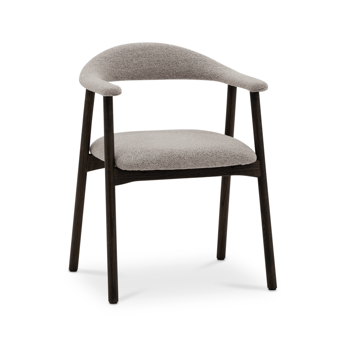 Armstoel COLETTE Monza Beige - Poot Smoked Oak