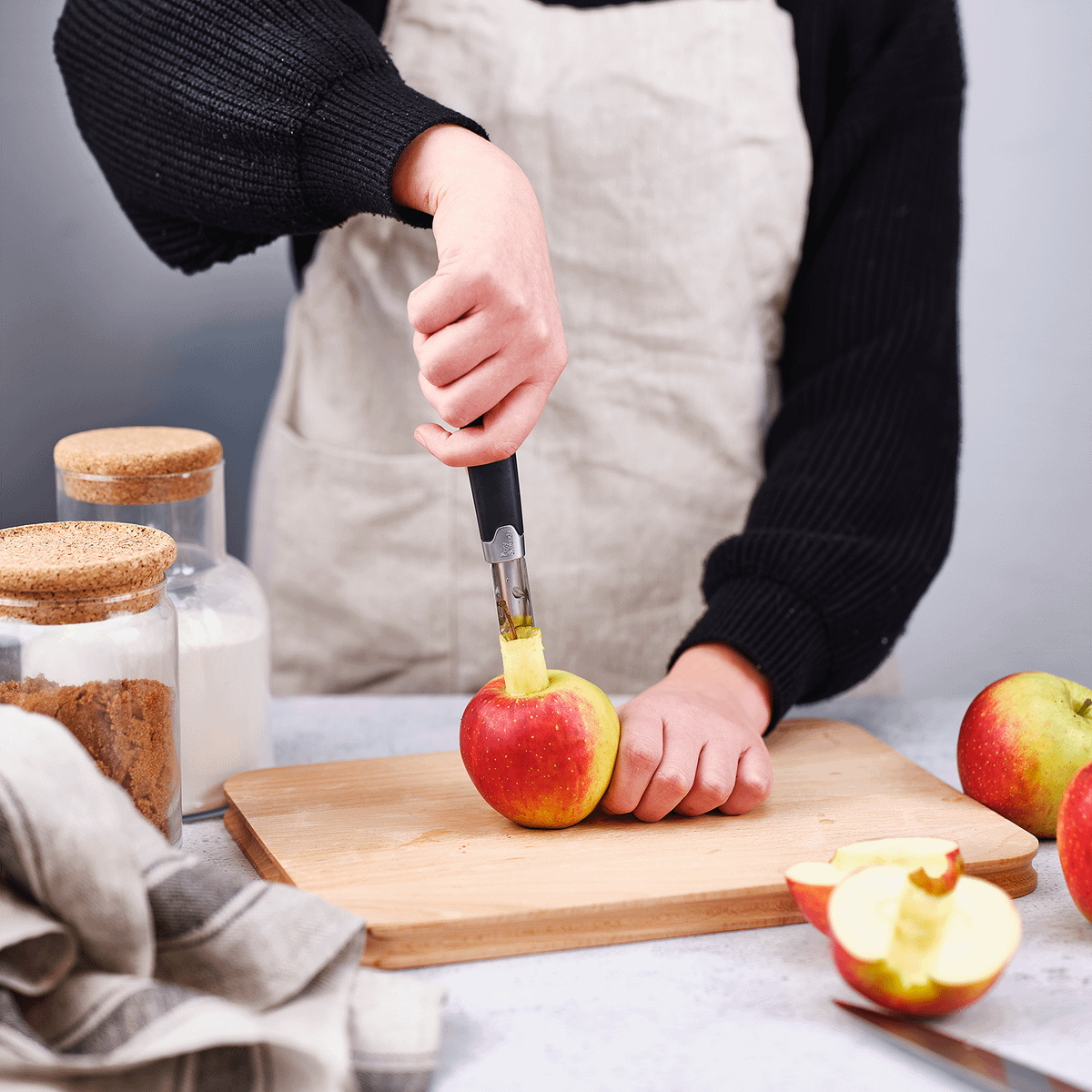 Appelboor DAYLIA RVS Zwart