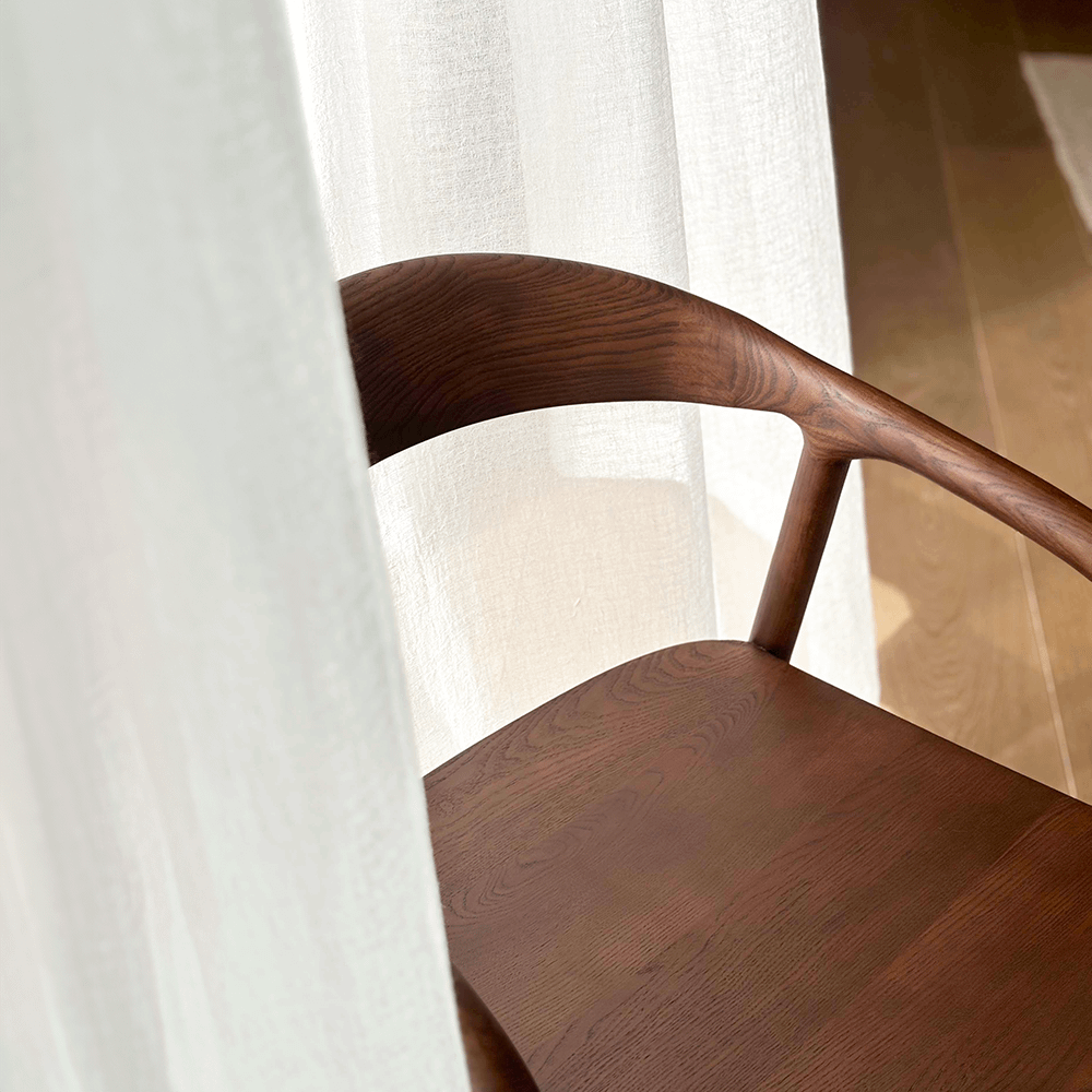 Stoel HJALMAR Ash Wood Walnut Stoel HJALMAR Ash Wood Walnut