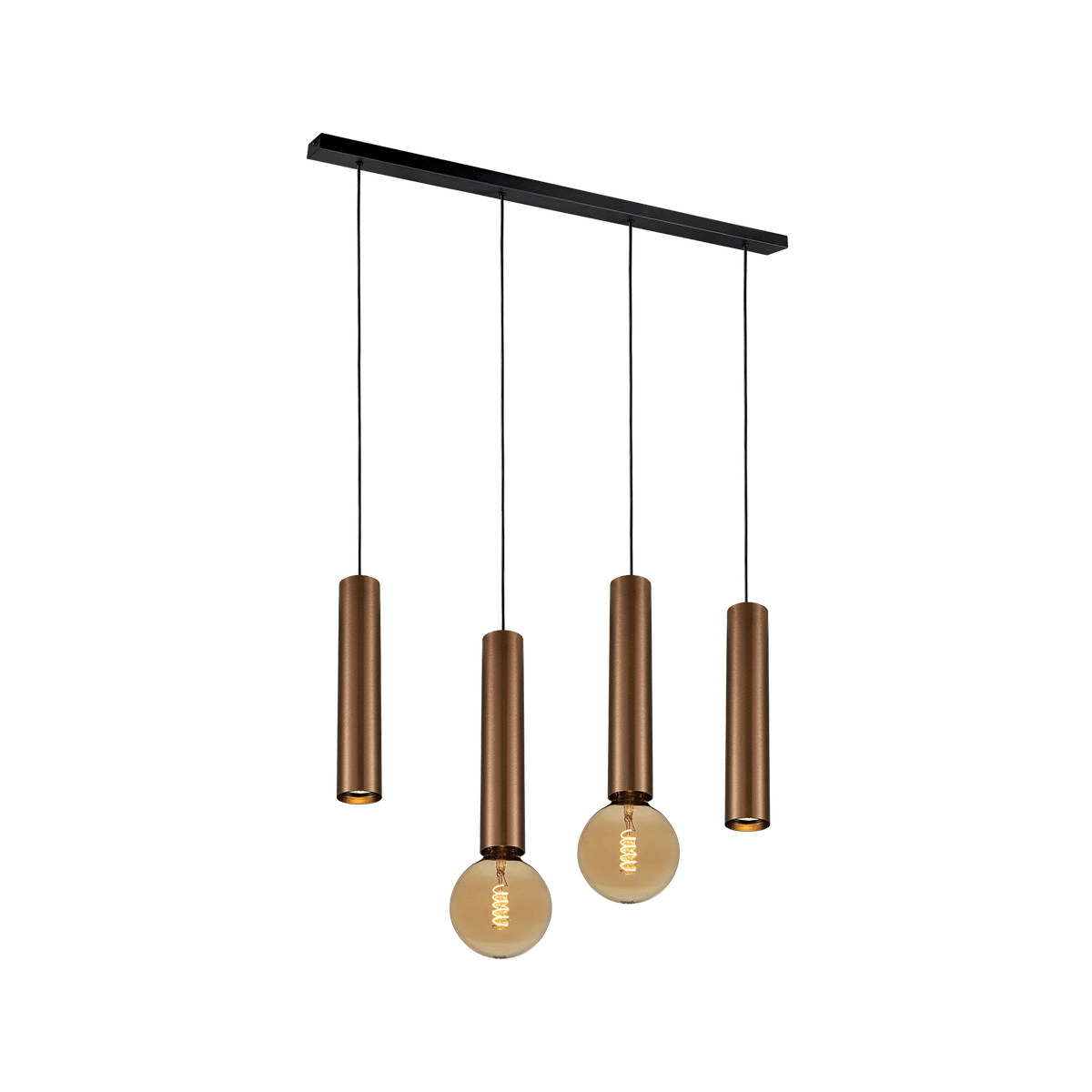 Hanglamp TABOO 4Del. Brons