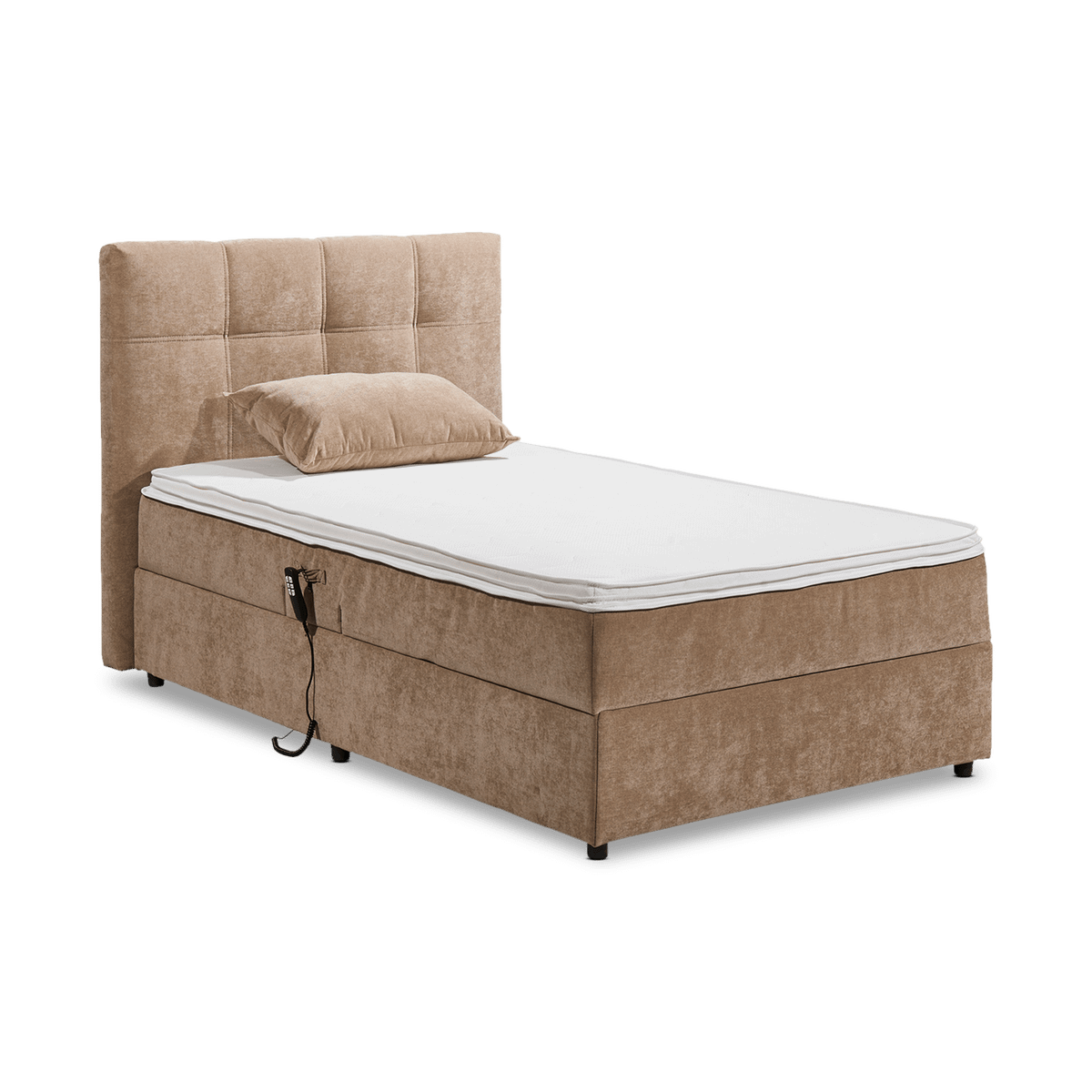 Boxspring Elektrisch MALAYA 120x200 Sand