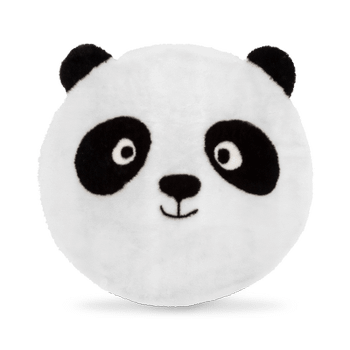 Kindertapijt PANDAI Panda Wit/Zwart Kindertapijt PANDAI Panda Wit/Zwart