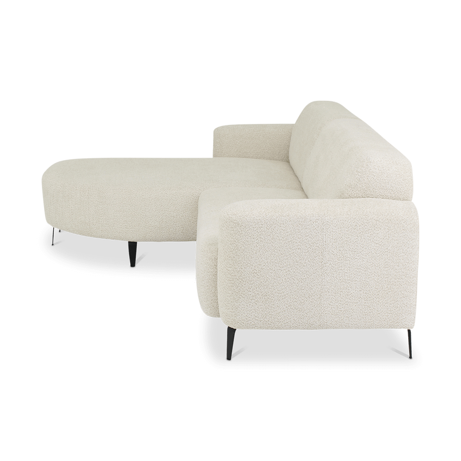 Hoeksalon THALIA Longchair Afgerond Links Hoeksalon THALIA Longchair Afgerond Links