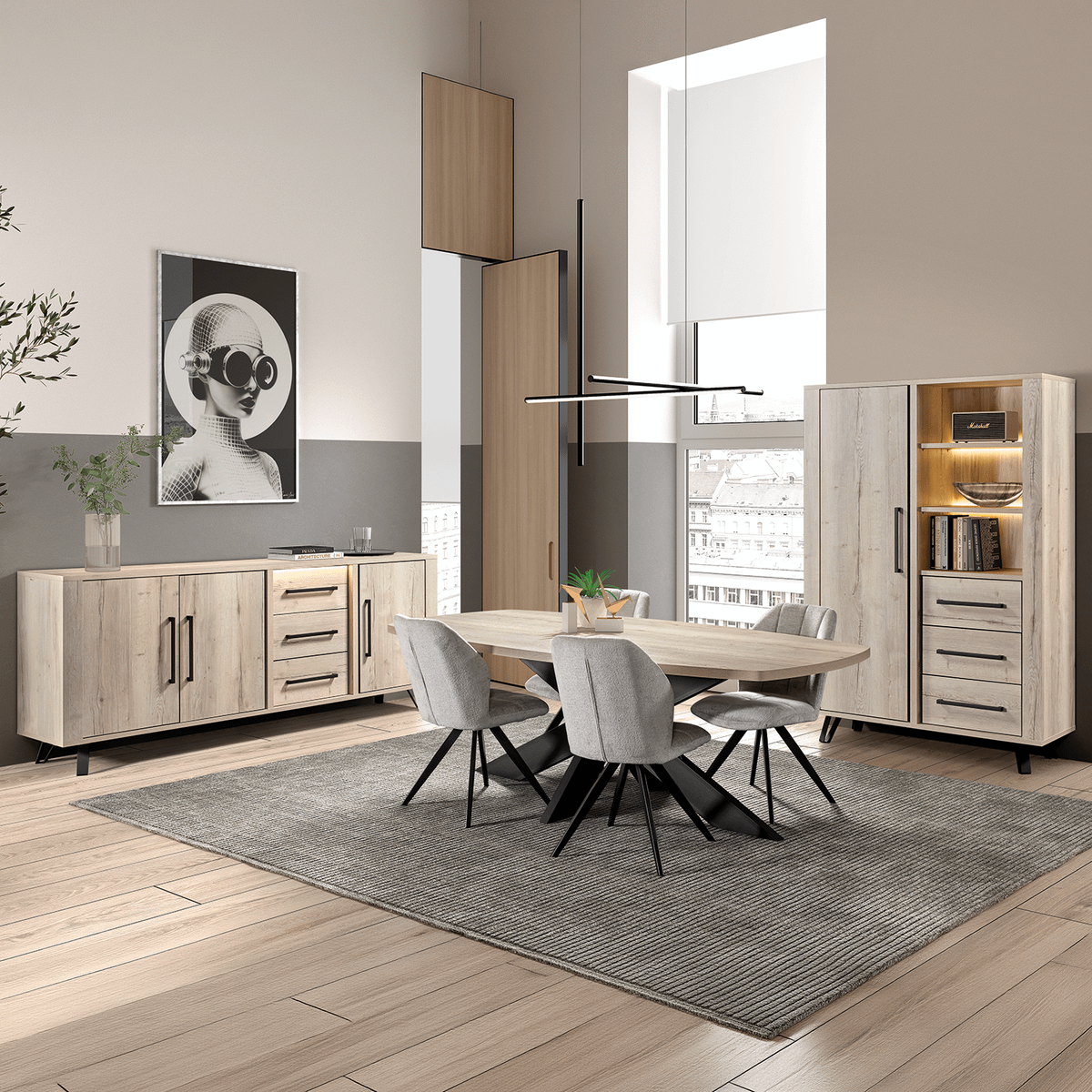 Dressoir FIDELE Halifax White B245