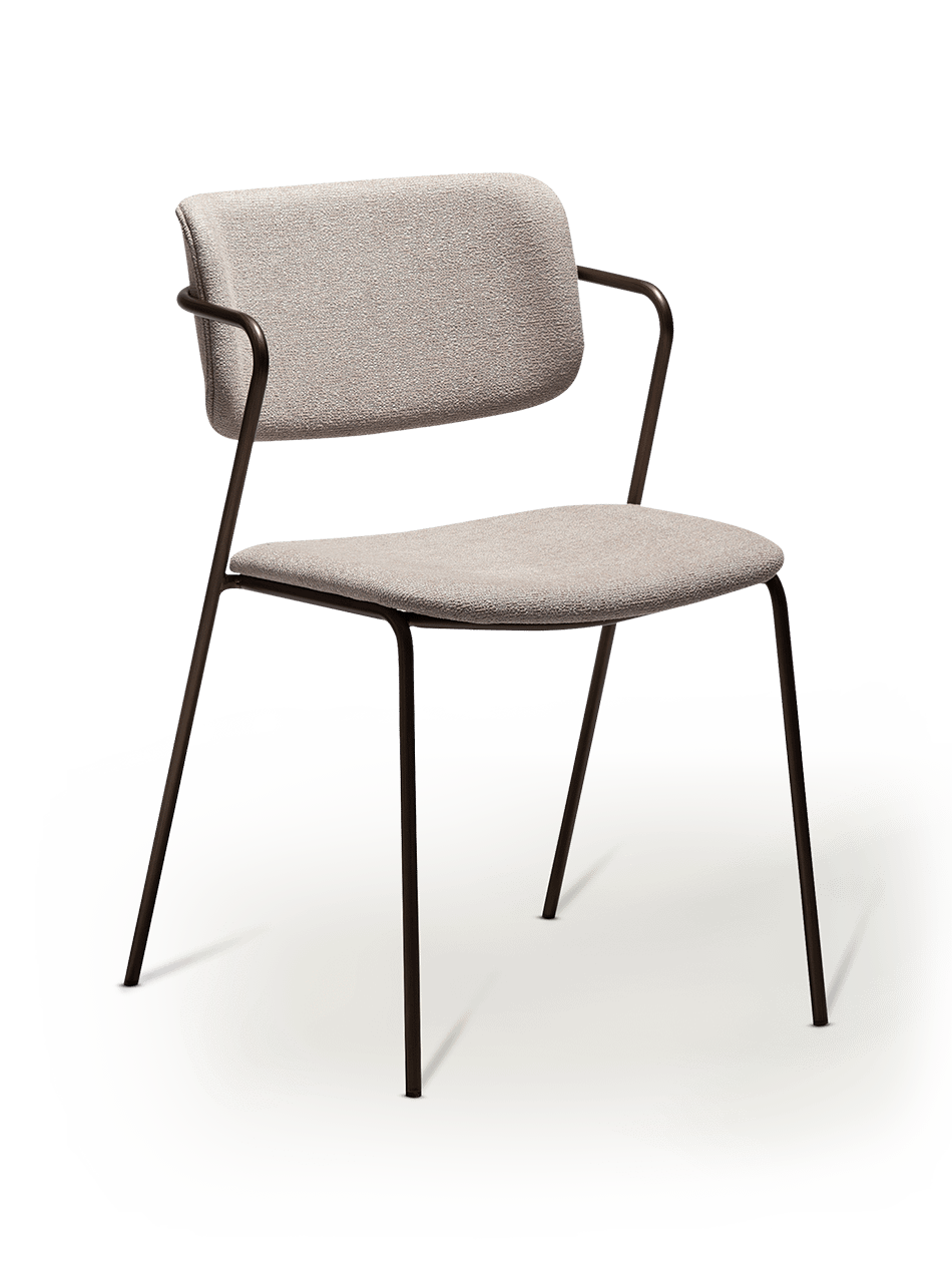 Gestoffeerde stoel Zed