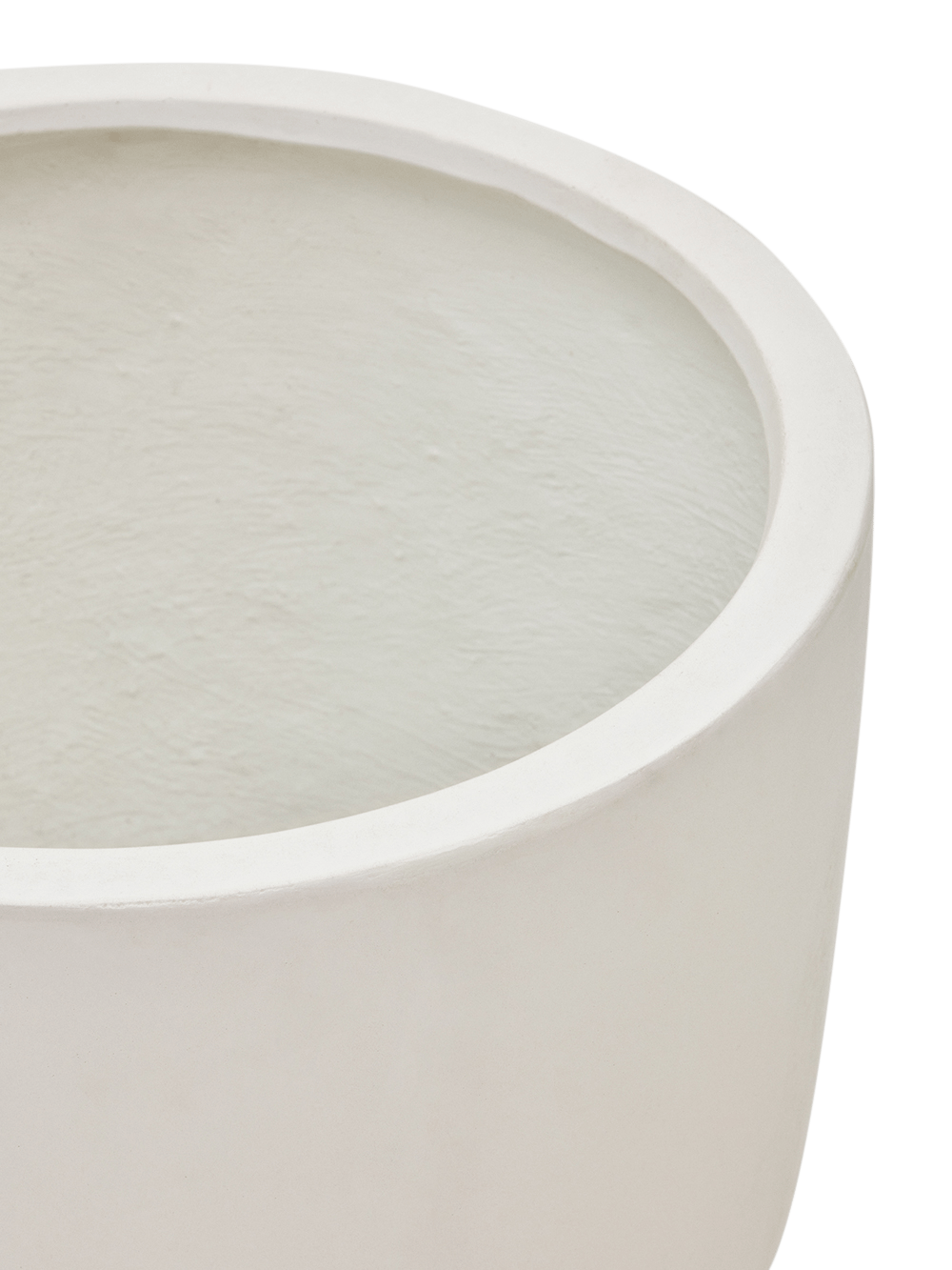Aiguablava witte cement plantenbak ⌀56 cm