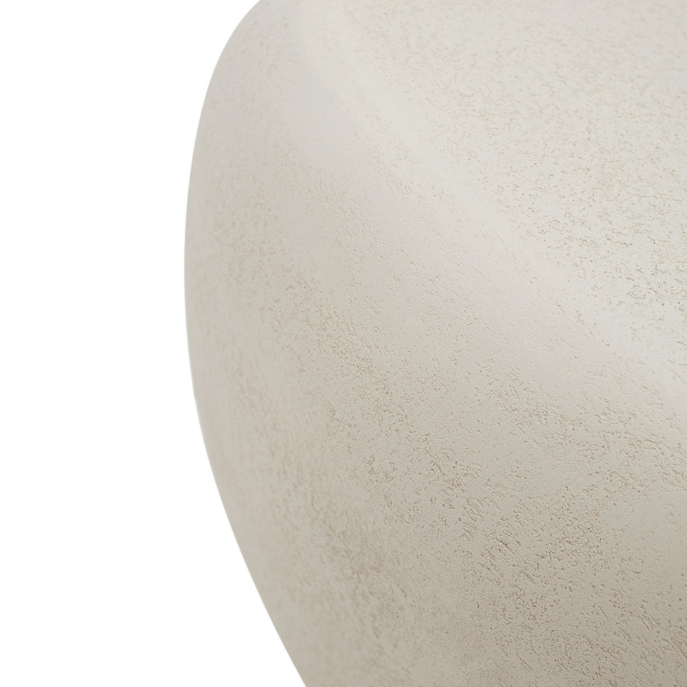 Salontafel BRANCUSI 69x61 Microcement Ivory