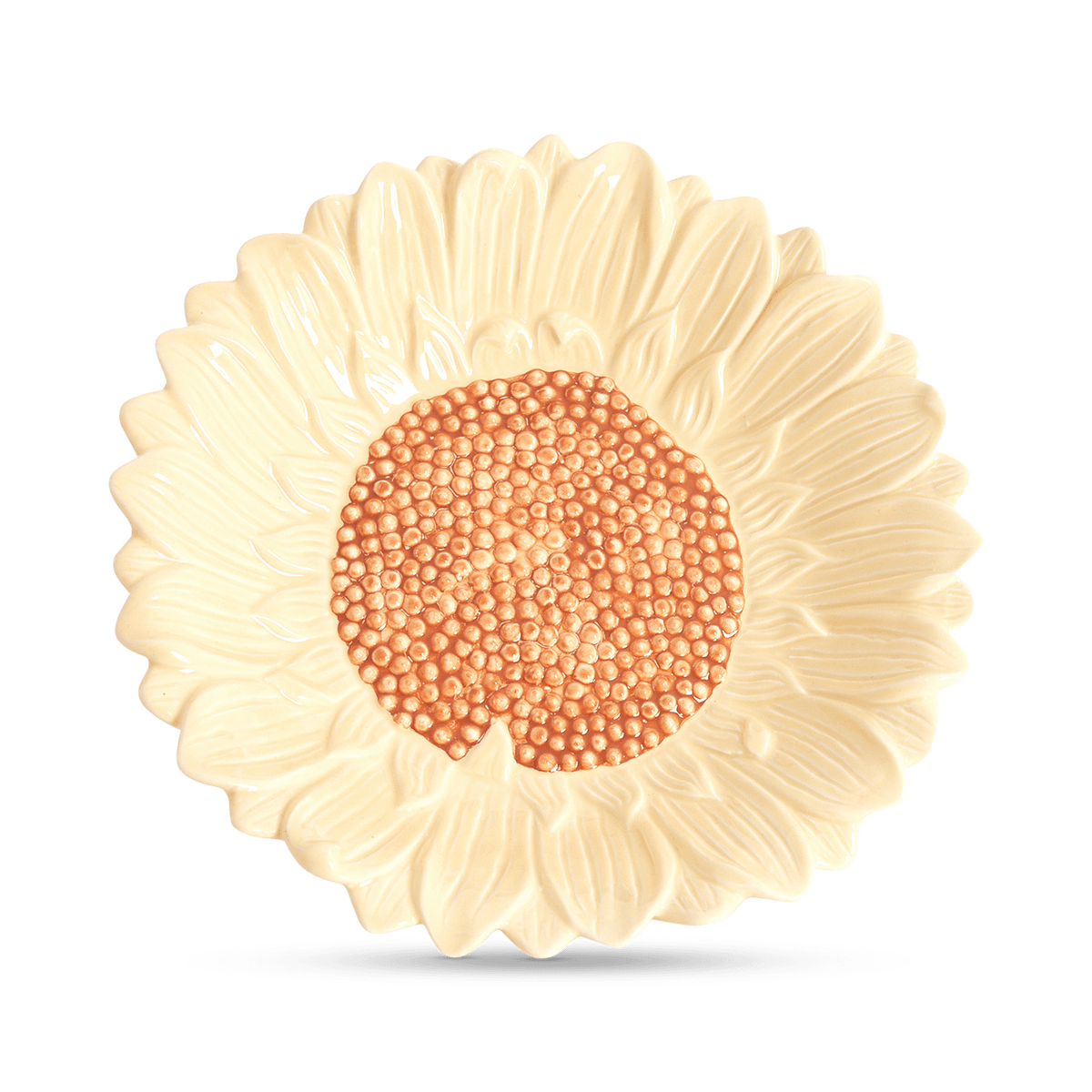 Schaal SEVERA Ø27 Keramiek Beige/Oranje 