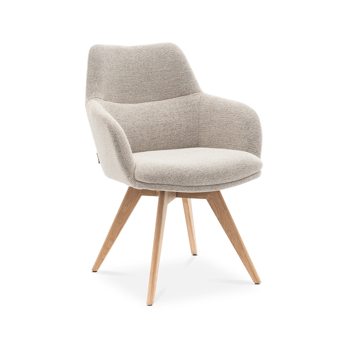 Armstoel VISBY Natural/Natural oak