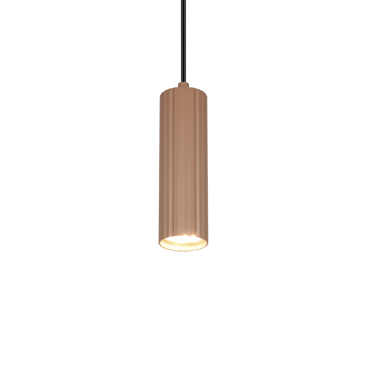Hanglamp SOKA 1Del. Metaal Coffee