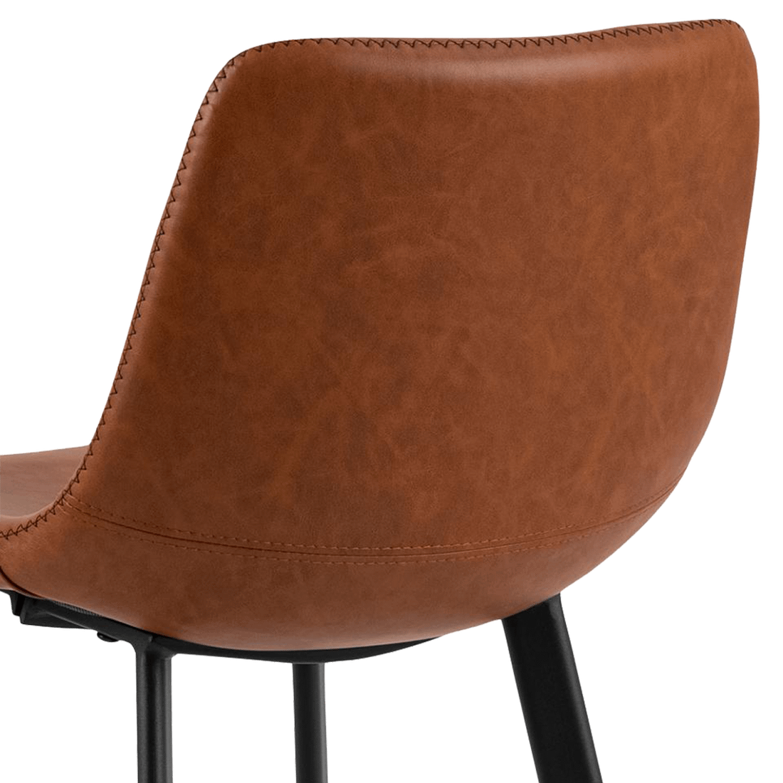 Barstoel AMBROS PU retro leather look brandy 691B - ZH63,5cm Barstoel AMBROS PU retro leather look brandy 691B - ZH63,5cm