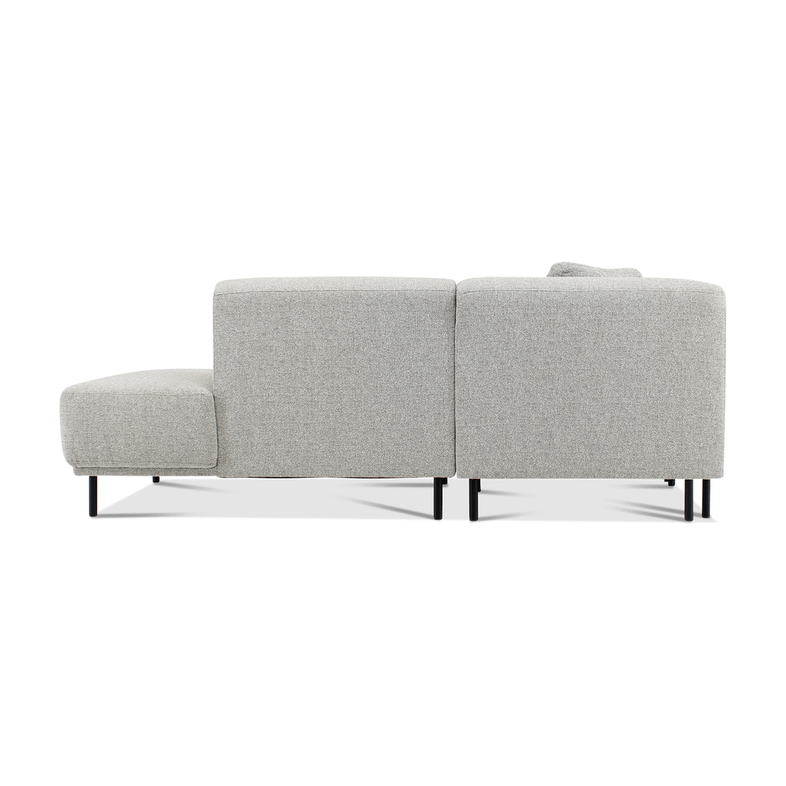 Hoeksalons QUILLO Longchair Links/Zithoek Rechts Grijs B390 Hoeksalons QUILLO Longchair Links/Zithoek Rechts Grijs B390