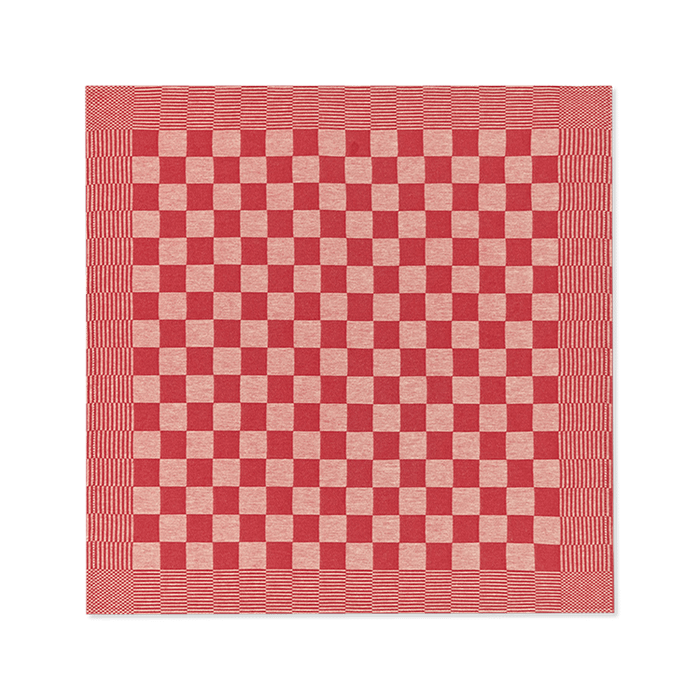 Keukendoek DDDDD 65x65 Rood