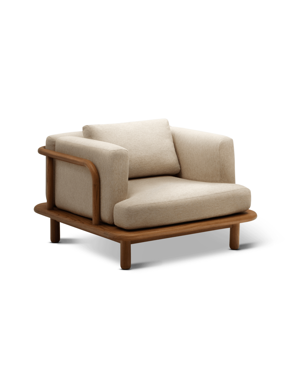 Fauteuil Turqueta van FSC 100% massief teakhout