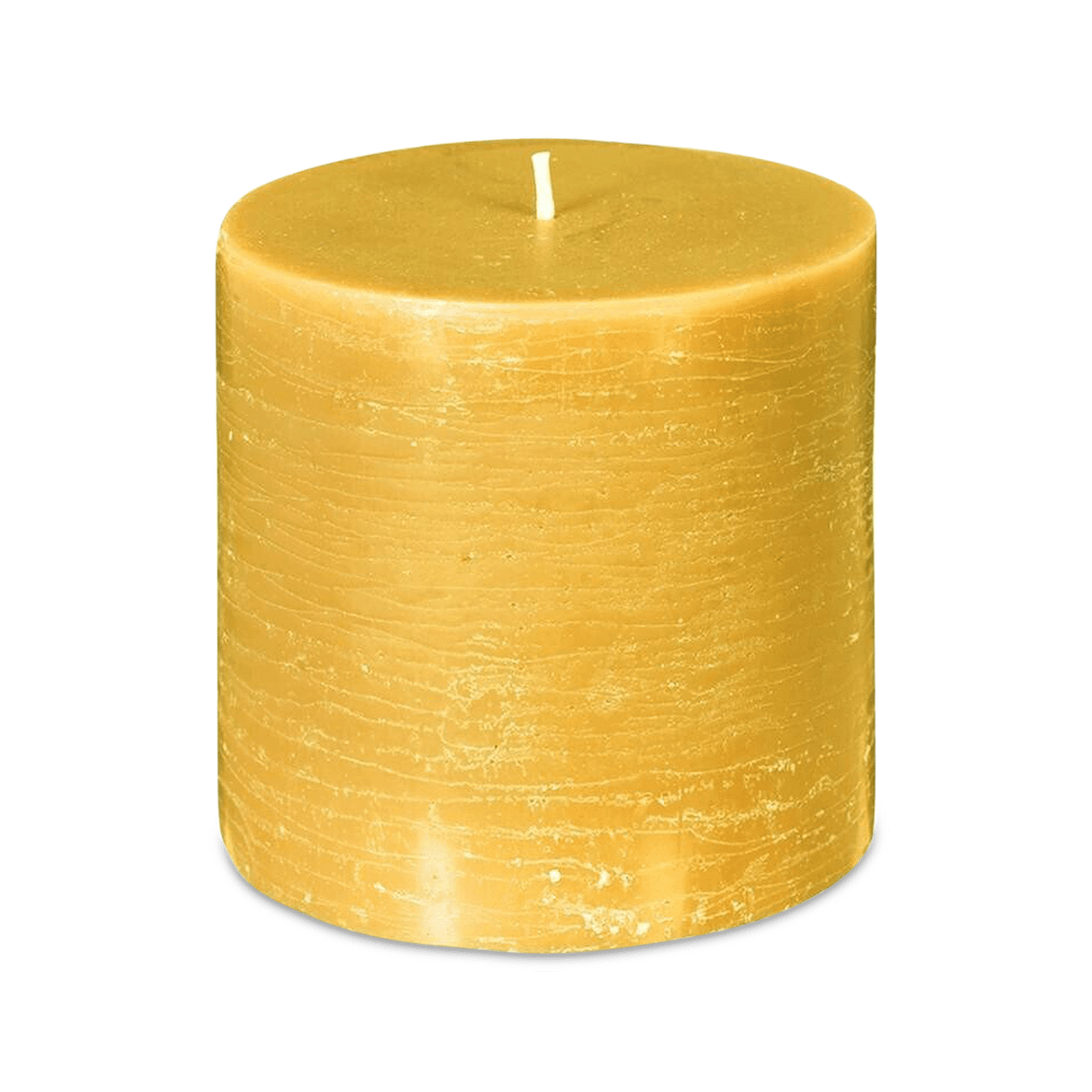 Kaars RUSTIC Cil. 7 Geel