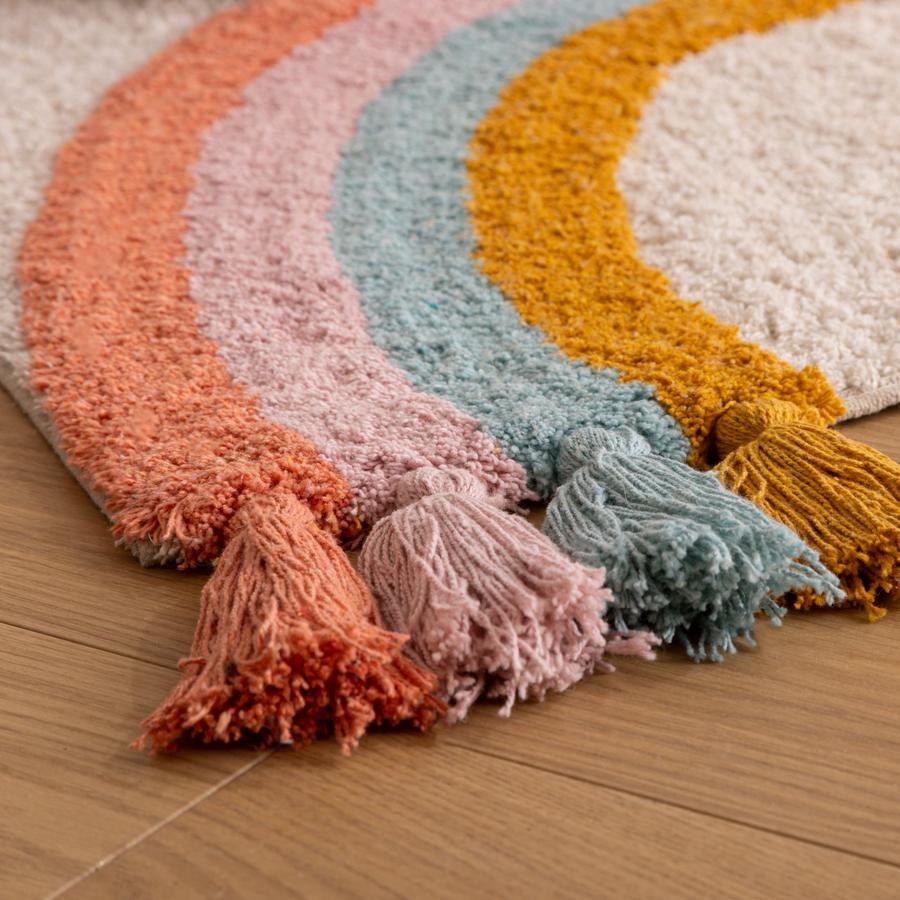 Kindertapijt RAINBOW Beige/Multi Kindertapijt RAINBOW Beige/Multi