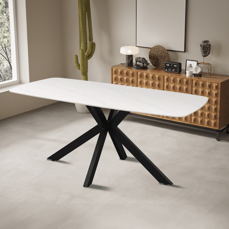 Eettafel HERMES 180x90 Wit Eettafel HERMES 180x90 Wit
