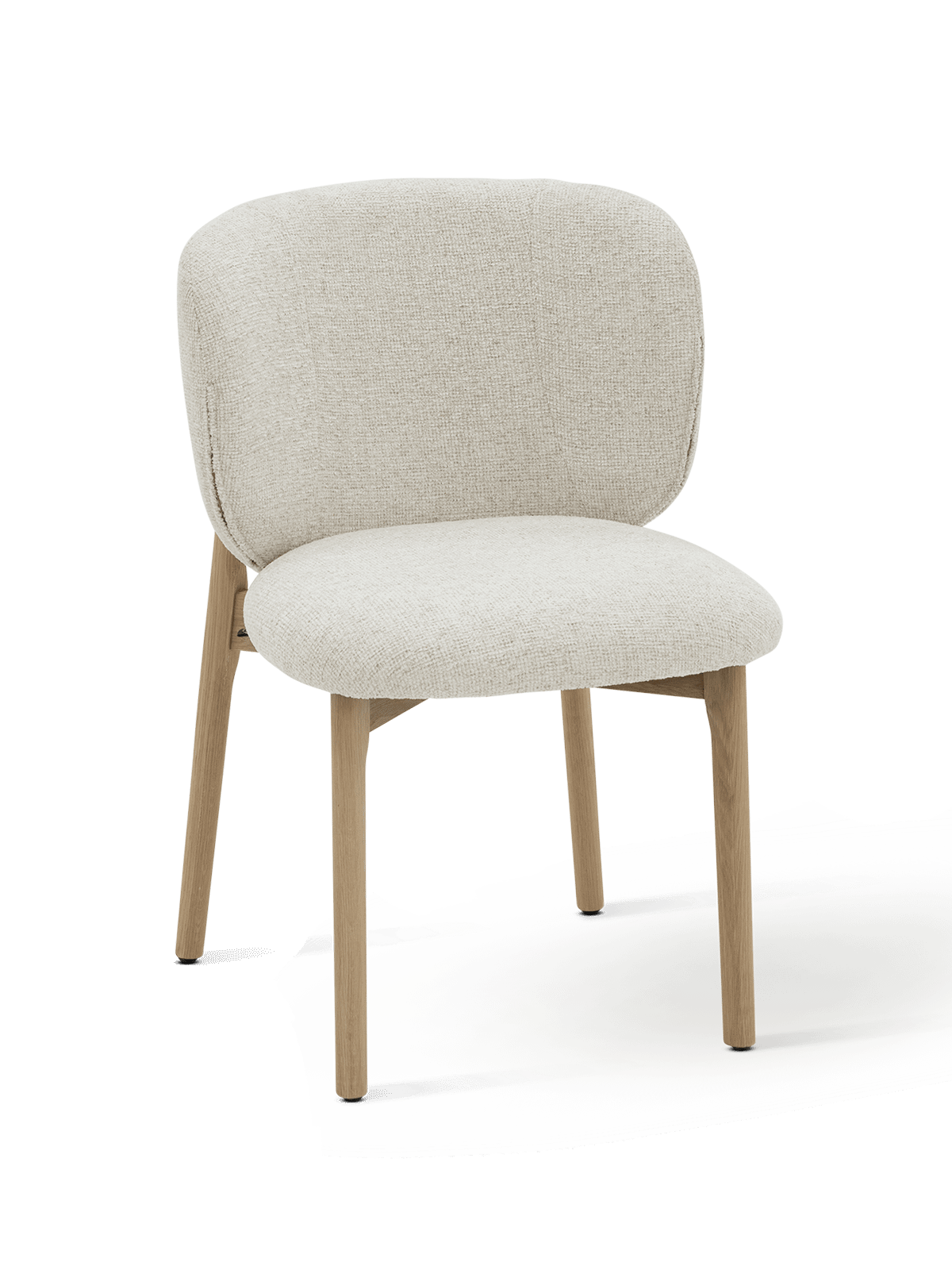 Stoel Edna Polar Mist Natural Oak