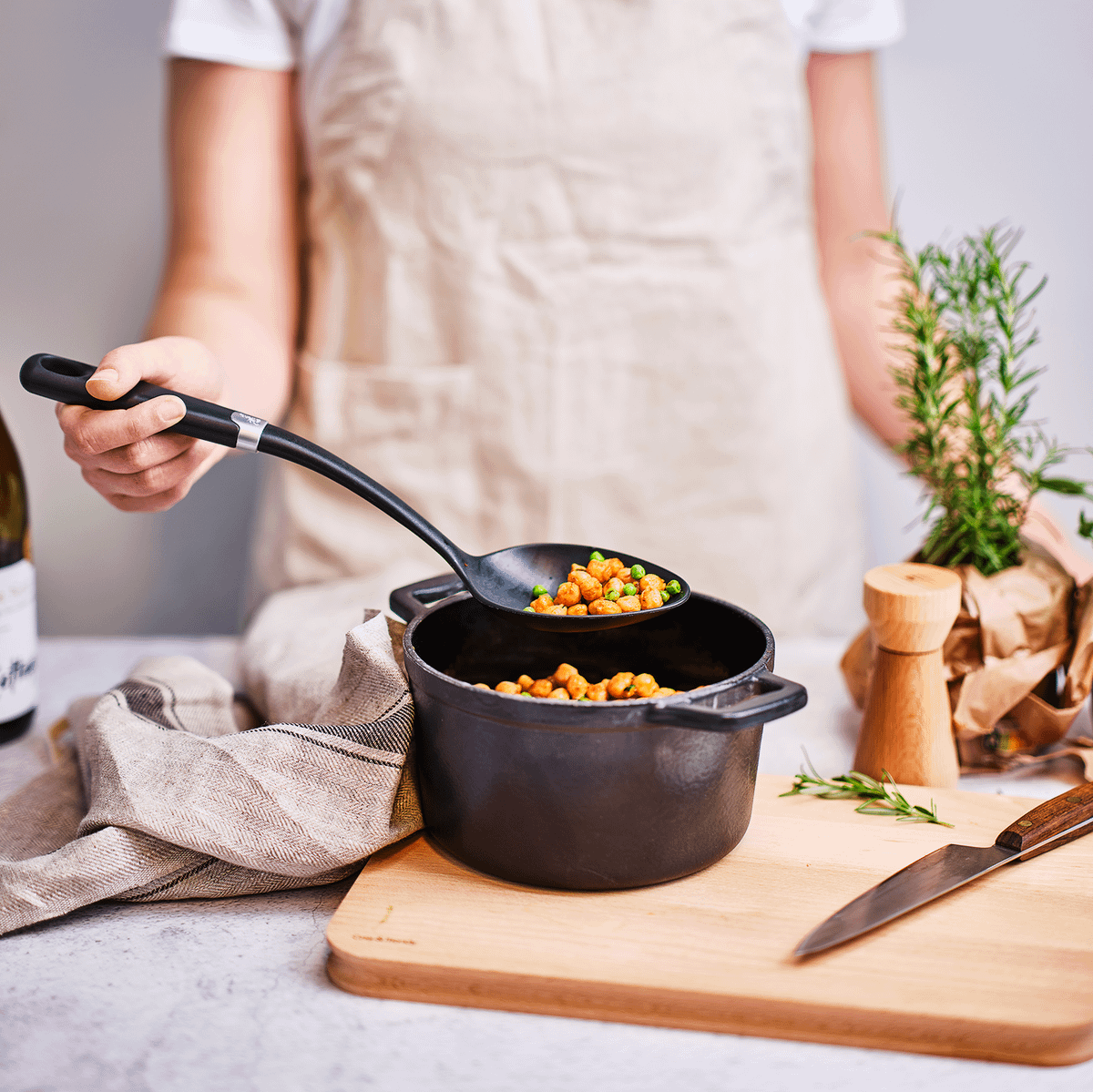 Dienlepel DAYLIA Nylon Zwart