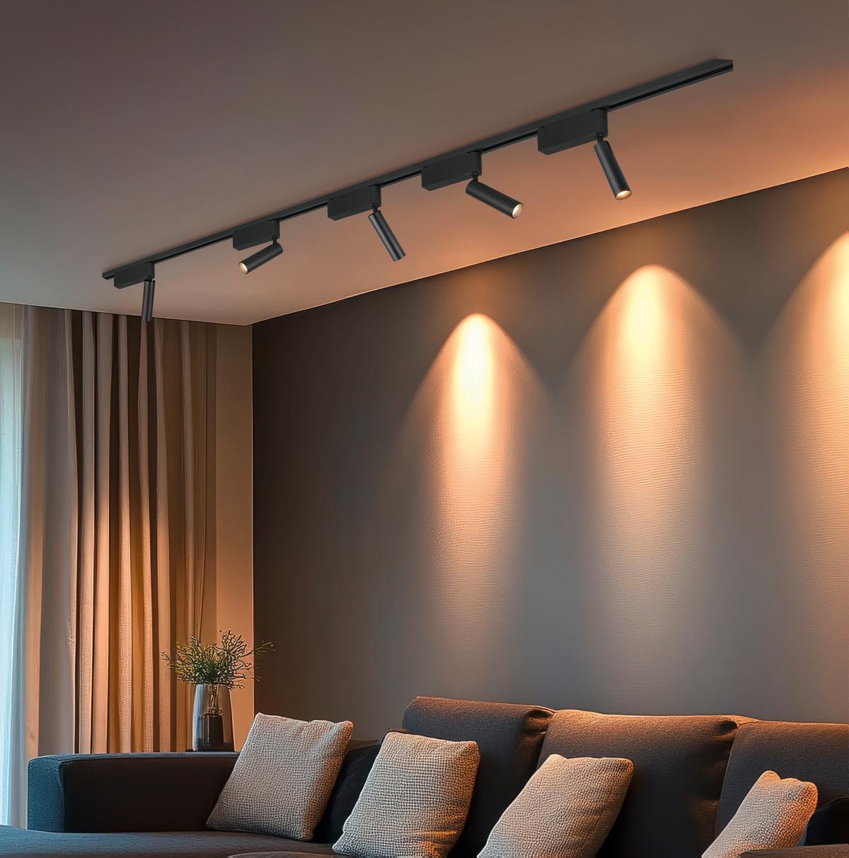 Spot DUOline AMBALA Mat Zwart