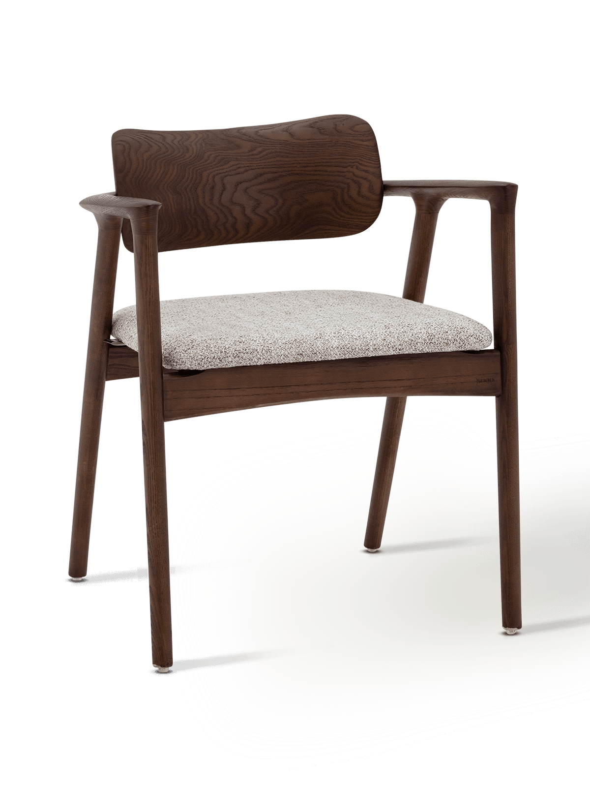 Armstoel Omano Ash Wood Walnut