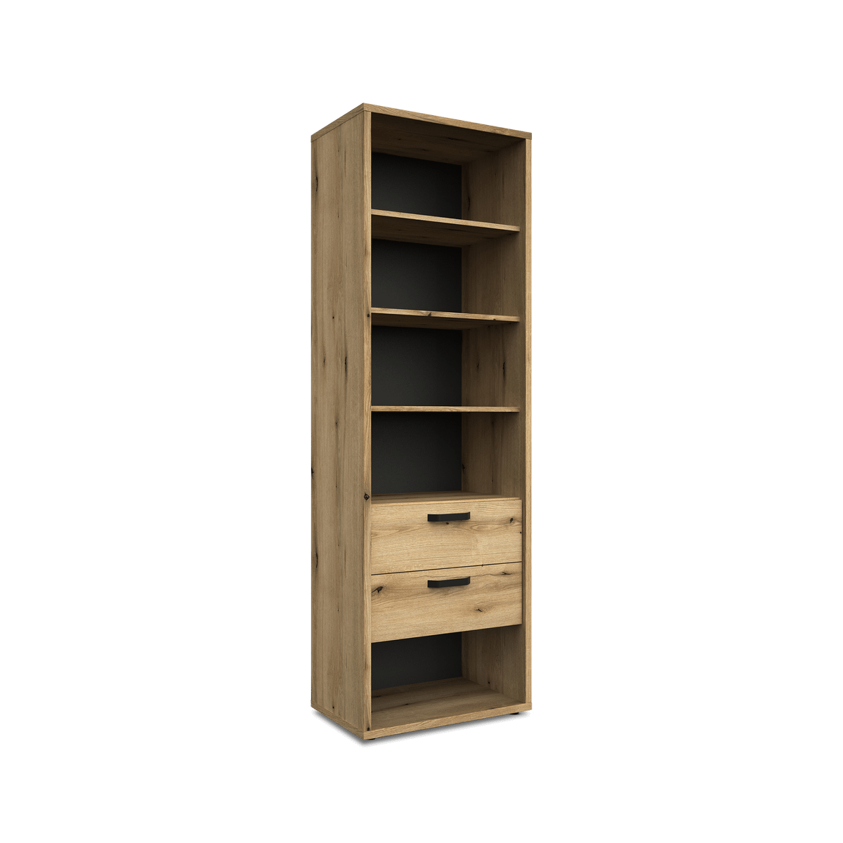 Boekenkast SILKE Etna Eik B70