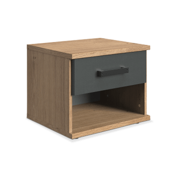 Nachttafel HUVAR J04-Plankeneiche/Graphite Nachttafel HUVAR J04-Plankeneiche/Graphite