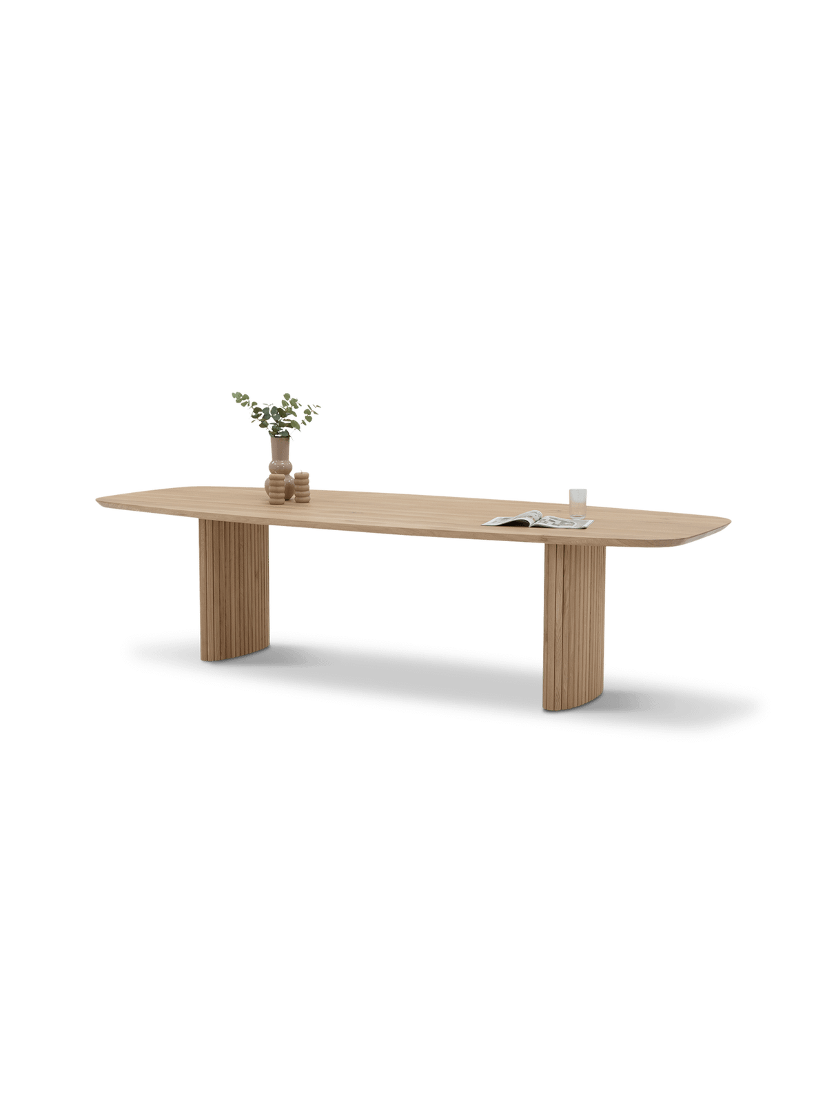 Eettafel Freeze Oak Natural White 300x120