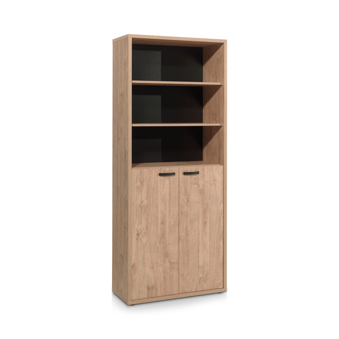 Opbergkast met nissen UPGRADE Golden Oak H216 Opbergkast met nissen UPGRADE Golden Oak H216