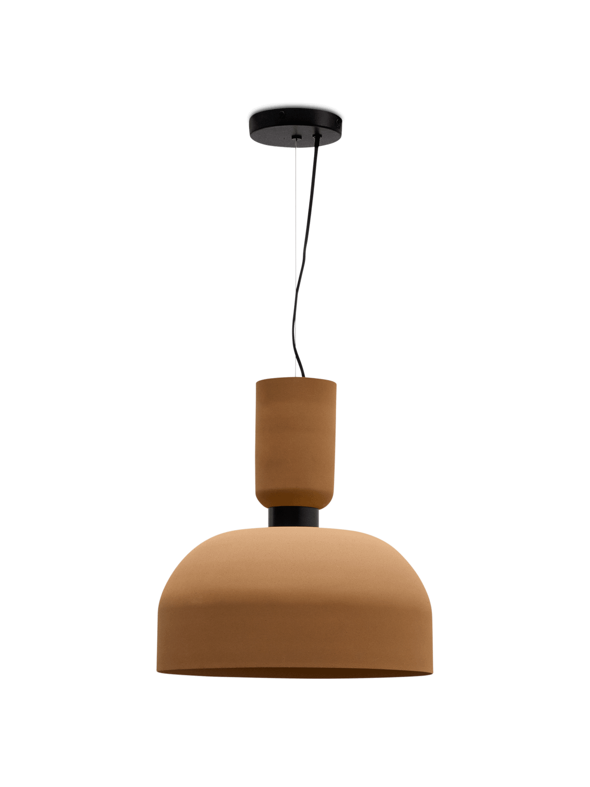 Nibla plafondlamp van metaal met terracotta-effect ⌀40 cm