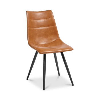 Eetstoel LORRY PU Cognac Eetstoel LORRY PU Cognac