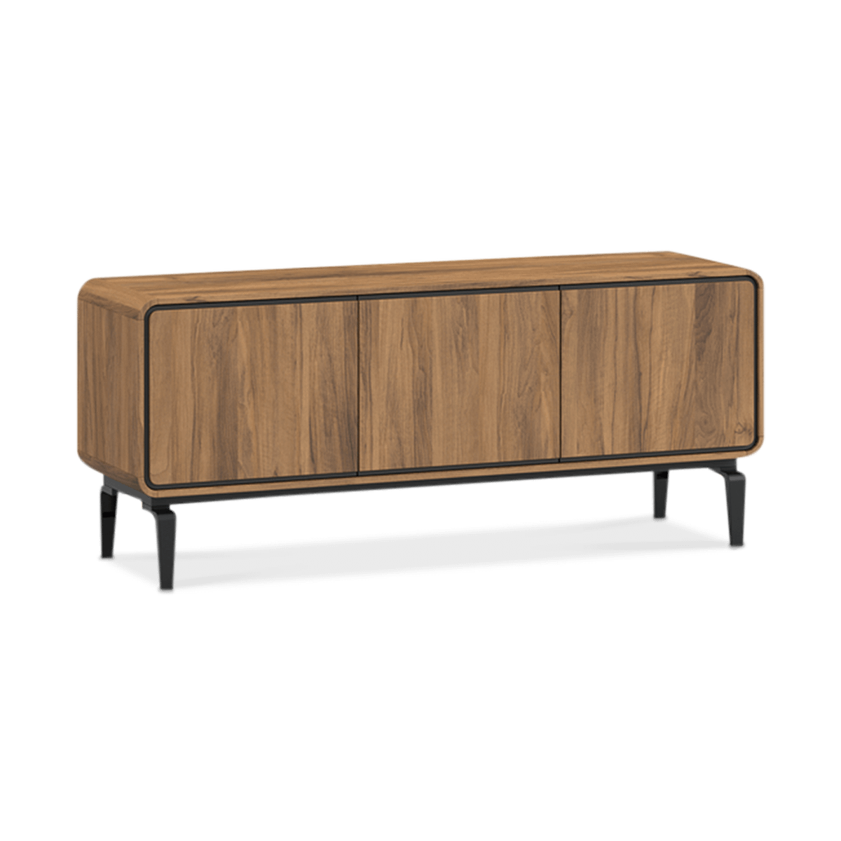 Tv-Meubel NESTOR Walnoot/Zwart B163