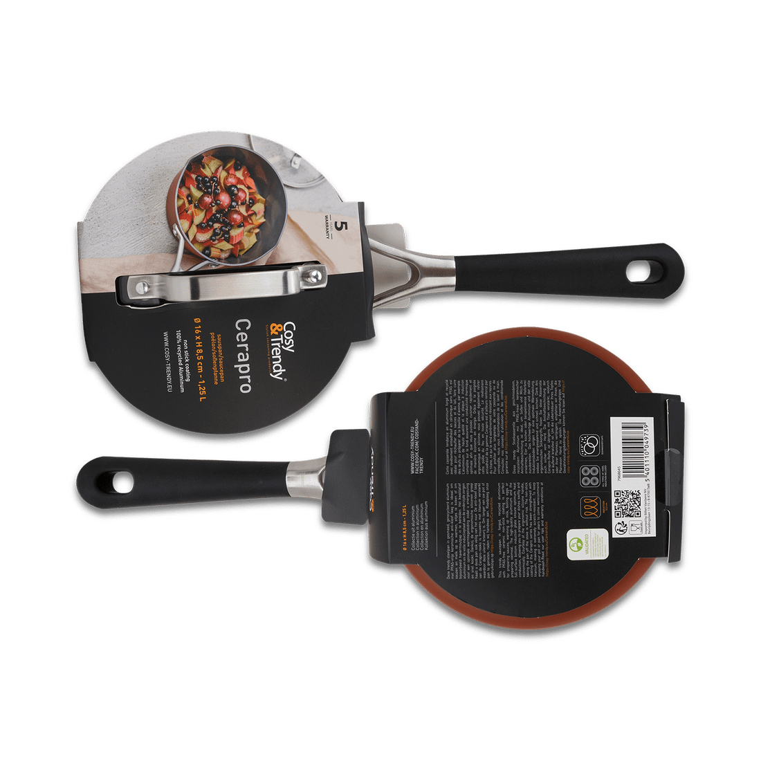 Sauspan CERAPRO Ø16 M/Deksel Terra Sauspan CERAPRO Ø16 M/Deksel Terra