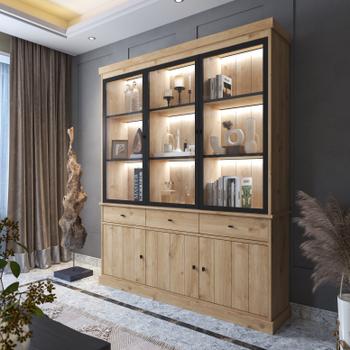 Vitrinekast CASTELLO B182 Lichte Eik Vitrinekast CASTELLO B182 Lichte Eik