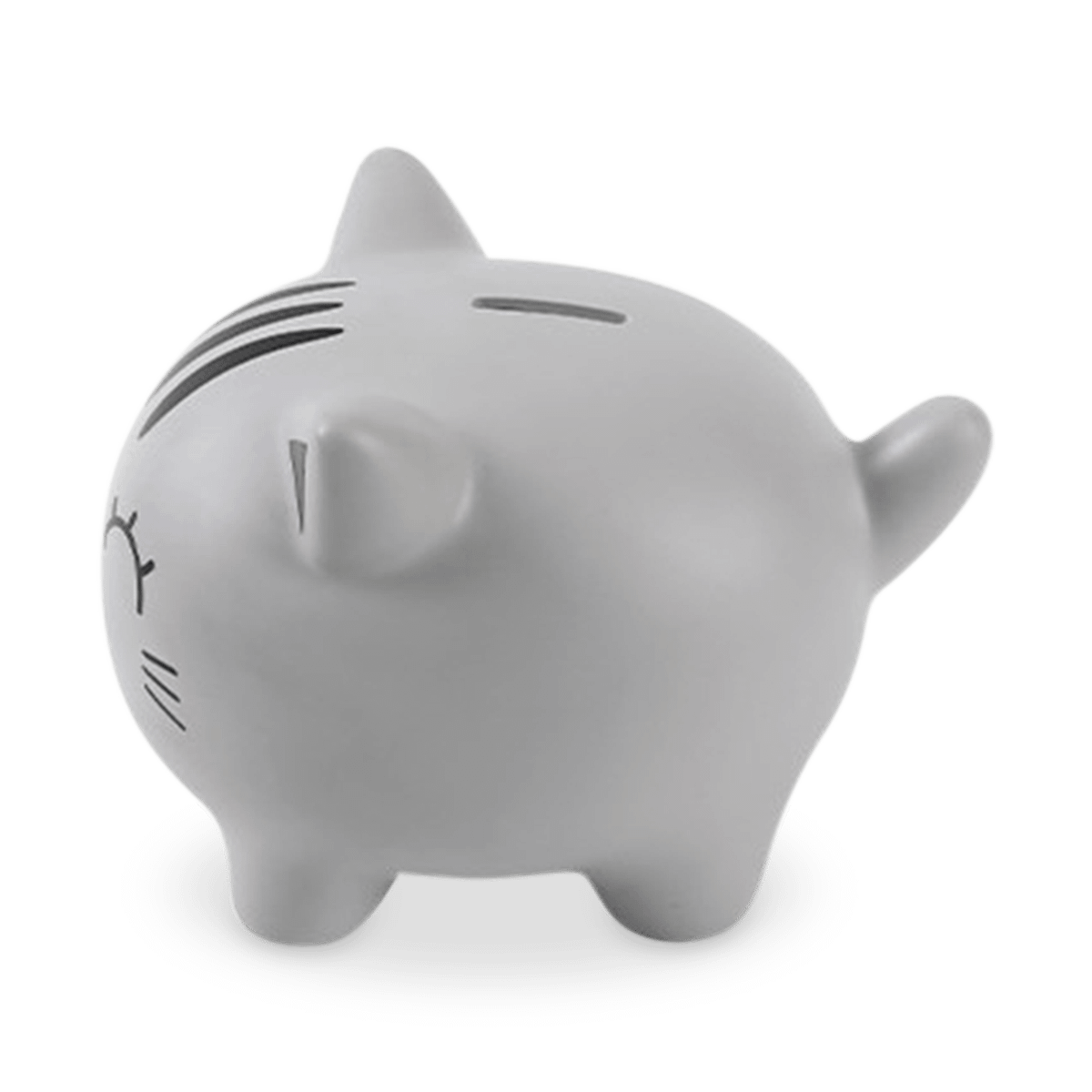 Spaarpot GREY CAT Grijs